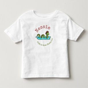 Camiseta Nessie, o monstro do Ness Loch, o campeão de Ocul
