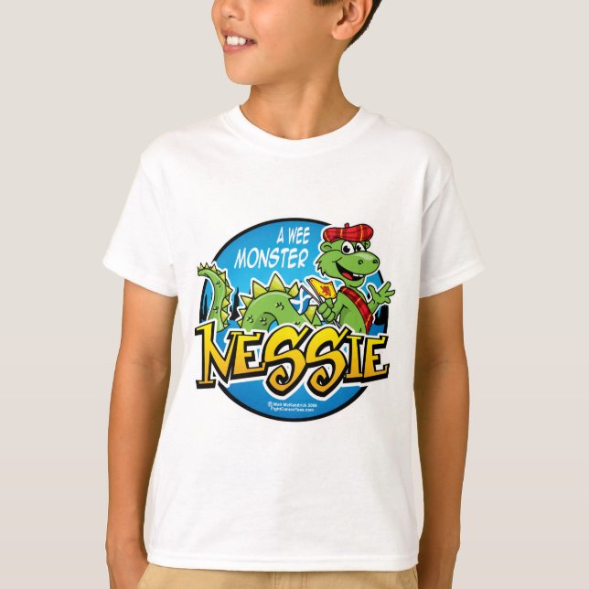 Camiseta Nessie: Um monstro pequenino (Frente)