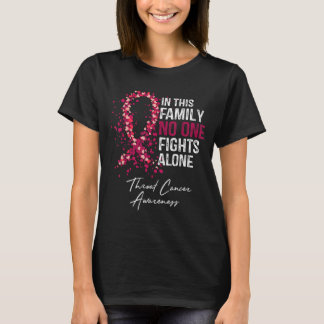 Camiseta Nesta Família Luta Sozinha Contra o Câncer de Garg