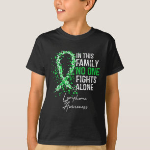 Camiseta Nesta Família Luta Sozinha Contra O Linfoma