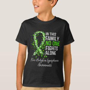 Camiseta Nesta Família Luta Sozinha Contra O Linfoma Não-Ho