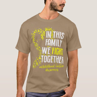 Camiseta Nesta Família, Lutamos Juntos Com O Cancer Da Infâ