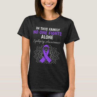 Camiseta Nesta Família Não Há Sensibilização Para A Epileps