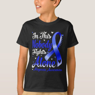 Camiseta Nesta Família Ninguém Luta Sozinha A Alopecia Awar