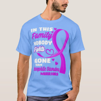 Camiseta Nesta Família Ninguém Luta Sozinha Com Eosinófilos