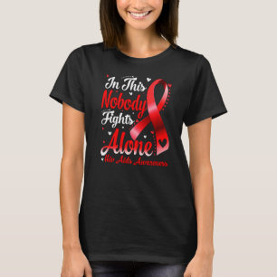 Camiseta Nesta Família Ninguém Luta Sozinha Contra A Aids V