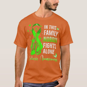 Camiseta Nesta Família Ninguém Luta Sozinha Pela Escoliose