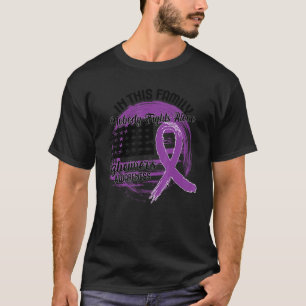 Camiseta Nesta família ninguém luta sozinho Alzheimeru2019s