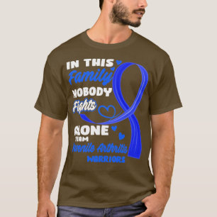 Camiseta Nesta Família Ninguém Luta Sozinho Com A Equipe Ju