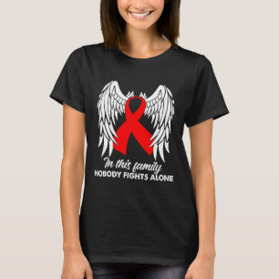 Camiseta Nesta Família Ninguém Luta Sozinho Com Canceres De