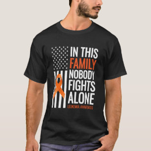 Camiseta Nesta Família Ninguém luta Sozinho Conscientização