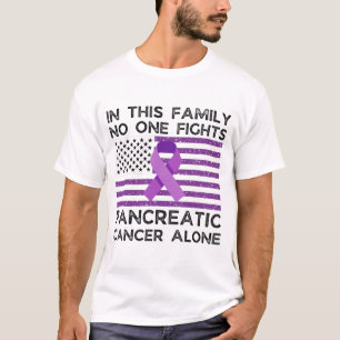 Camiseta Nesta família ninguém luta sozinho contra o pân