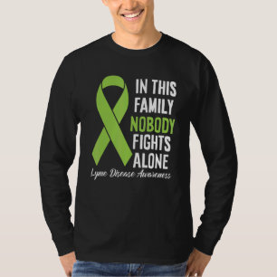 Camiseta Nesta Família Ninguém Luta Sozinho Pela Doença De