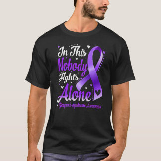 Camiseta Nesta Família Ninguém Luta Sozinho Síndrome de Sjö
