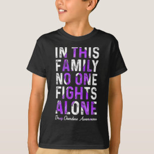Camiseta Nesta Família Ninguém Luta Sozinho Sobredose de Dr