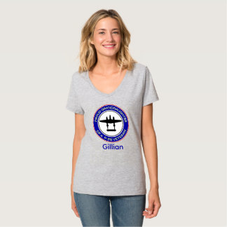 Camiseta Neta Orgulhosa de uma Veterana do P-38
