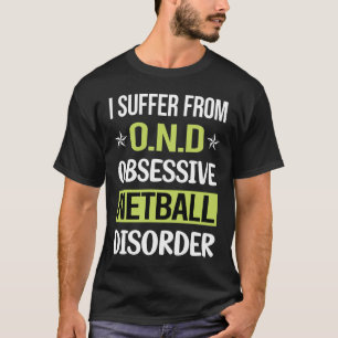 Camiseta Netball com amor obsessivo