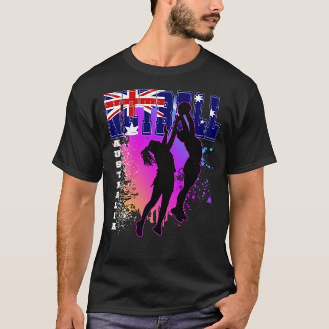 Camiseta Netball da Austrália (Frente)