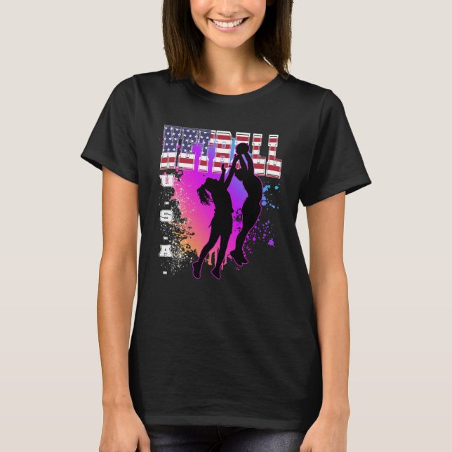 Camiseta Netball EUA (Frente)
