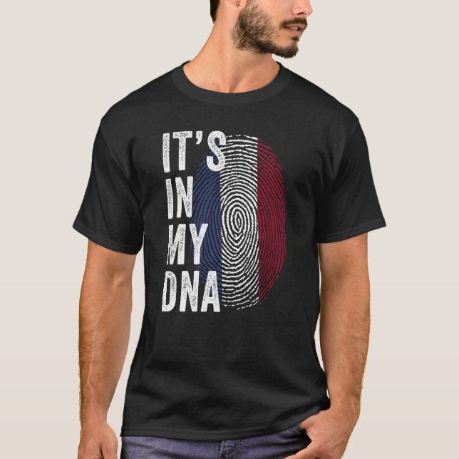 Camiseta Netherlands It's In My DNA Dutch Fingerprint Holla (Frente)
