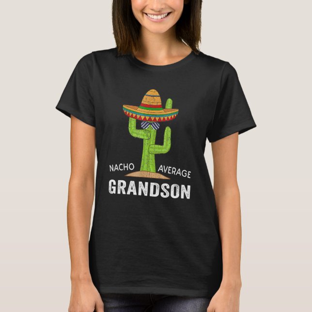 Camiseta Netos - Meme Dizendo Avô Médio Nacho (Frente)