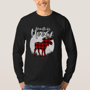 Camiseta Netos Mose Vermelha Xadrez Buffalo Correspondente