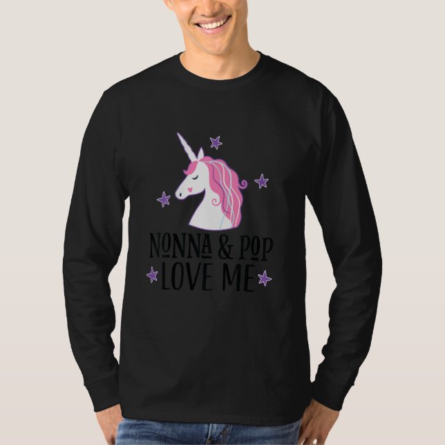 Camiseta Netos Nonna E Pop Neto Unicórnio (Frente)