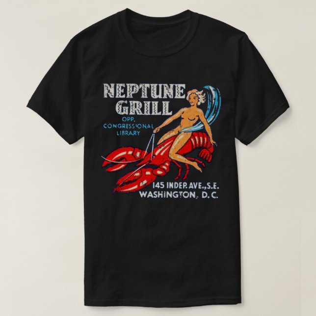 Camiseta Netuno Grill (Frente do Design)