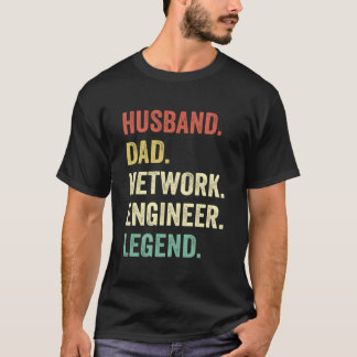 Camiseta Network Engineer Dada Husband Network Specialist