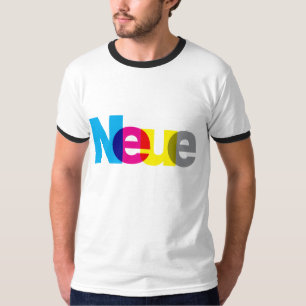 Camiseta Neue Helvética CMYK