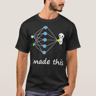 Camiseta Neural Network Machine Learning Engraçado Memóri
