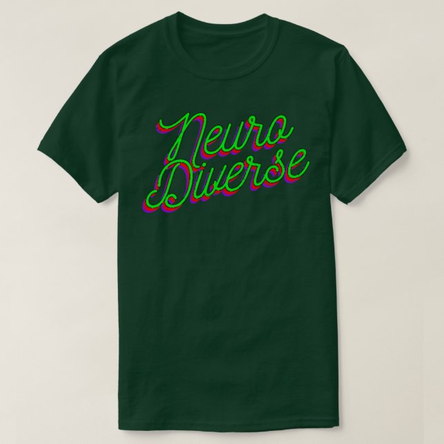 Camiseta Neuro Diverse Design ADHD Premium  (Frente do Design)