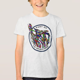 Camiseta Neuro diversity autismo cérebro único