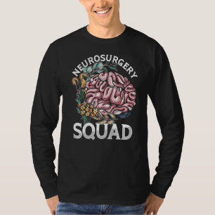 Camiseta Neurocirurgião Cérebro Médico Neurocirurgia Esquad