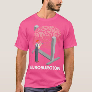 Camiseta Neurocirurgião Neurologia Neurociência Cérebro Méd