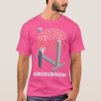 Camiseta Neurocirurgião Neurologia Neurociência Cérebro Méd