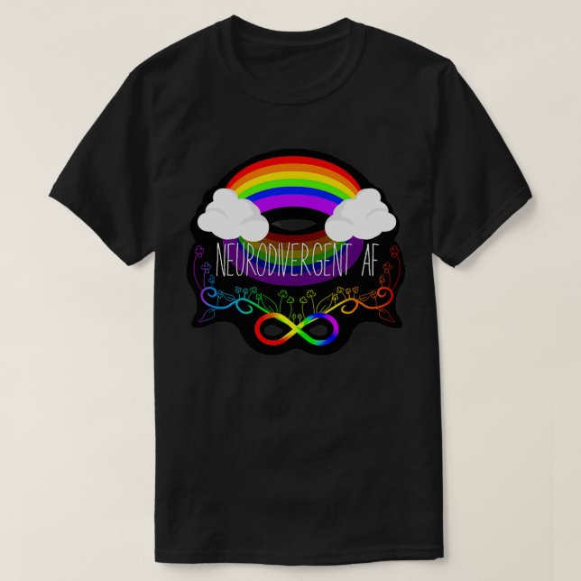 Camiseta Neurodivergência AF (Frente do Design)