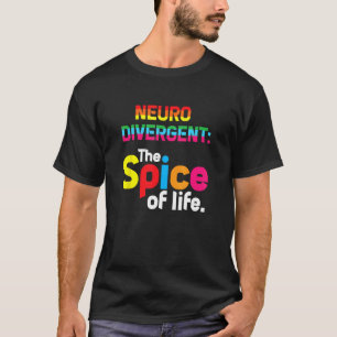 Camiseta Neurodivergente O Tempero da Vida Autismo Espectro