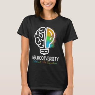 Camiseta NeuroDiversidade Autismo Espectro Asd Arco-Íris Br