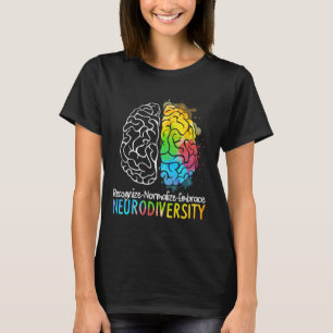 Camiseta NeuroDiversidade Autismo Espectro Asd Arco-Íris Br
