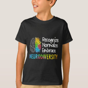 Camiseta NeuroDiversidade Autismo Espectro Asd Arco-Íris Br