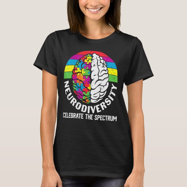 Camiseta Neurodiversidade Celebra o Espectro (Frente)