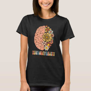 Camiseta Neurodiversidade celebra o espectro Cérebro Autism