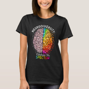 Camiseta Neurodiversidade celebra o espectro masculino mulh
