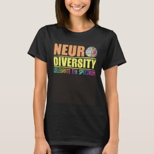 Camiseta Neurodiversidade Celebre o espectro Autismo