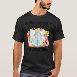 Camiseta Neurodiversidade Celebre o Espectro Cérebro Autism