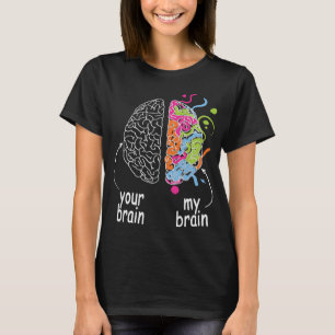 Camiseta Neurodiversidade Cérebro Dislexia Autismo