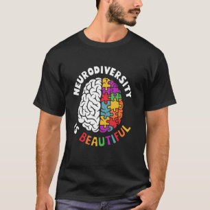Camiseta Neurodiversidade é Lindo SPED TDAH Conscientização
