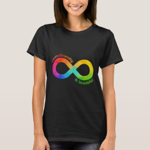 Camiseta Neurodiversidade é um belo autismo Neurodivergente