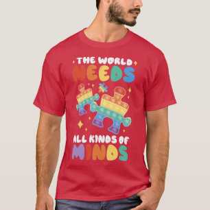 Camiseta Neurodiversidade O Mundo Precisa De Todos Os Tipos